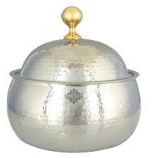 Cazuela de acero inoxidable de doble pared para cocinas domésticas y restaurantes que ofrece una retención de calor excepcional para comidas frescas - Product Image 5