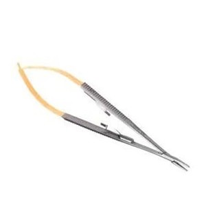 Castroviejo Micro Aguja Portaagujas 18,5 cm Recto con Lock juego dental instrumentos quirúrgicos - Product Image 2