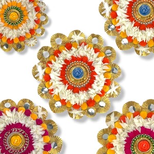 Indian Rangoli hecho a mano rangoli boda favores indio hogar decorativo - Product Image 3