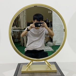 Bronze Desktop Beauty <b>Mirror</b> with <b>Foldable</b> Design-GNG002 - Product Image 3