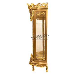 Royal Gold Carved Display Vitrine <b>Cabinet</b> - Product Image 3
