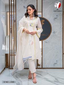 Nuevo y elegante Mal algodón con bordado Kurti Pant y Dupatta Fabricante DE LA India a la tarifa más baja - Product Image 6