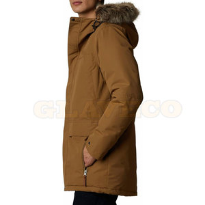 Parka à capuche de couleur unie, prix abordable, parka à capuche légère - Product Image 4