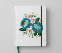 Handgefertigtes Premium-Luxus-Schultagebuch mit Samt-Stickerei-Einband, Anpassbare Farben, Einzigartiges Design, Indische Sonderaktionen