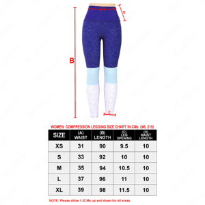 Blaze Fight Wear Entrenamiento personalizado Cintura elástica Leggings de yoga Tela con cintura elástica-Diseñado para la comodidad y el estiramiento - Product Image 6