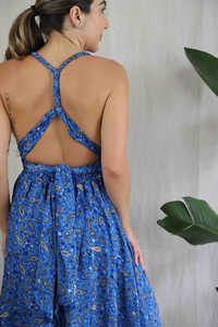 Best Price Maxi Knitwear Evening <b>Dress</b> for Ladies Sleeveless Waist-Tightening Backless V-Neck <b>Rhinestone</b> Open Back for Washable - Product Image 6