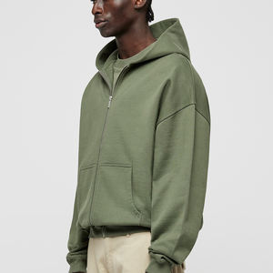 Logo2024 personalizado nueva moda hombres abrigo pareja Otoño/Invierno cremallera Sudadera con capucha - Product Image 4