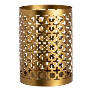 Ensemble de 3 lanternes décoratives géométriques en métal brun foncé, style marocain, en fer, pour bougies chauffe-plat, décoration de table à la maison - Product Image 6