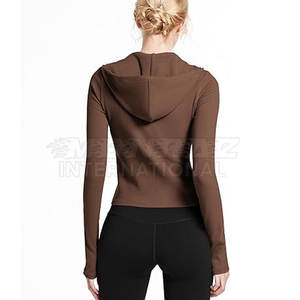 Sweat à capuche de compression pour femmes pour femmes Personnalisé 2025 à vendre Sweat à capuche de compression avec pouce - Product Image 2