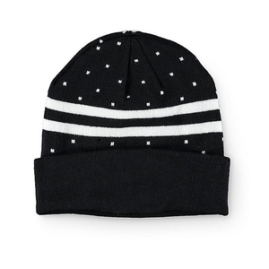 Bonnet en tricot jacquard de luxe, impression numérique, matière acrylique douce, logo personnalisé vintage courant, bonnet d'hiver, usine OEM ODM, mode - Product Image 2