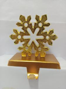 Porte-bas de Noël élégant en métal fait à la main divers styles nouveau présentoir décoratif de cheminée pour la décoration intérieure - Product Image 6