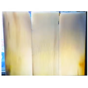 Plaques de corne pour cadre manche de couteau Plaques d'échelle en corne de vache naturelle Tailles et couleur par artisanat en croissant - Product Image 1