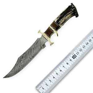 Cuchillo Bowie de Caza y Camping de Hoja Fija de Acero Inoxidable Hecho a Mano 2026 con Mango Personalizable para Venta al por Mayor - Product Image 1
