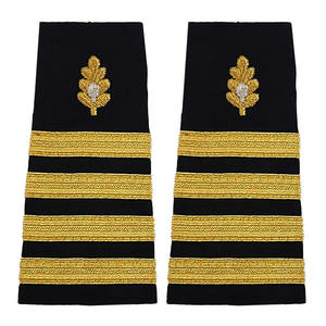 High Quality Soft Cotton Epaulette New Competitive Price Shoulder Accessories for Pilots and <b>Airline</b> <b>Uniforms</b> - Product Image 1