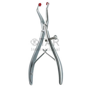 Pince à épandeur de couronnes dentaires Finition terne Pince d'extraction orthodontique en acier inoxydable Pince à bec Instruments médicaux pour dents - Product Image 2