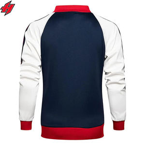 ชุดวิ่งแบบมีซิปสำหรับผู้ชายและผู้หญิงชุดกีฬาผ้าฝ้ายทรงพอดีตัวชุดวอร์มแบบปรับแต่งได้สำหรับฤดูหนาว - Product Image 4