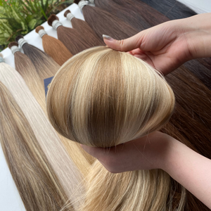 ผมต่อแบบเส้นผมมนุษย์แท้จากเวียดนาม แบบดับเบิ้ลดรอว์น สีพีอาโน สำหรับต่อผมและถักเปีย - Product Image 5