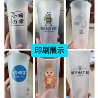 Tasses jetables durables en plastique PP/PET avec couvercles inviolables de qualité alimentaire de 90mm de diamètre pour les boissons