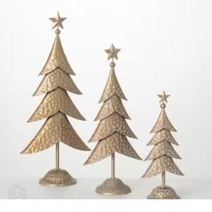 Árbol de Navidad de Metal con Estrella para Decoración de Mesa de Navidad, Dos Árboles de Navidad de Mesa para Decoración del Hogar - Product Image 3