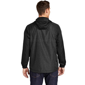 เสื้อฮู้ดซิปผู้ชายแบบพับได้ ลดราคาพิเศษ เสื้อแจ็คเก็ตฮู้ดกีฬา เสื้อแจ็คเก็ตกันลม เสื้อแจ็คเก็ตไนลอน เสื้อแจ็คเก็ตแทร็ค มีเชือกผูก - Product Image 2