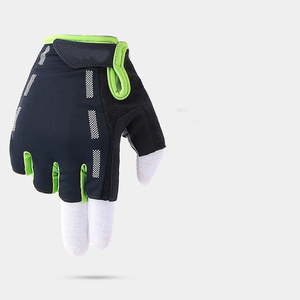 Recién llegado, guantes de Ciclismo de medio dedo personalizables, diseño multicolor con logotipo personalizado, Color sólido de alta calidad superior 100% - Product Image 6