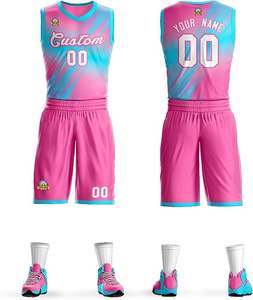 Camiseta de baloncesto profesional personalizada, conjunto de uniforme, diseña tu propio uniforme de baloncesto, ropa de baloncesto personalizada para hombre - Product Image 6