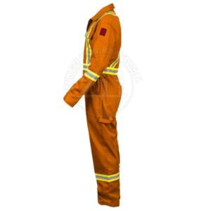 Traje de Protección ANSI 1 de Manga Larga, Material FR, Ropa de Trabajo de Seguridad, Alta Protección, Tiras Reflectantes, Traje de Trabajo Resistente, LED Marino - Product Image 2