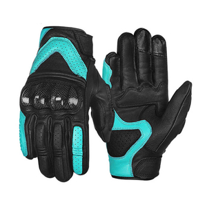 Guantes de moto de cuero profesional Guantes de dedo completo de motocicleta vintage de cuero genuino hechos en Pakistán - Product Image 1