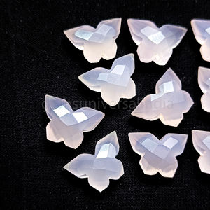 Natural Rose Quartz <b>Butterfly</b> Shape Carved Gemstone Beads for Jewelry Making 14mm Loose Stone Crystal Carving Beads Wholesale - Product Image 5