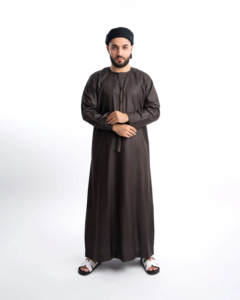 Thobe musulman à manches longues pour hommes vêtements islamiques saoudiens et arabes caftan pour hommes Thobe grande taille caftans pour hommes - Product Image 1