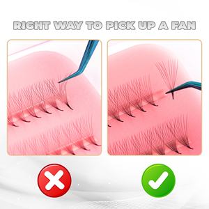 Promade cils ultra-vitesse 5D 0.07 C CC D curl volume ventilateurs cils ODM/OEM Logo Plateau Emballage Du Vietnam Fabricant naturel - Product Image 3