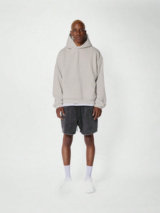 Unisex 100% algodón pulóver sudaderas con capucha logotipo personalizado peso pesado hombro caído nuevo diseño holgado de gran tamaño para hombres para el invierno - Product Image 3