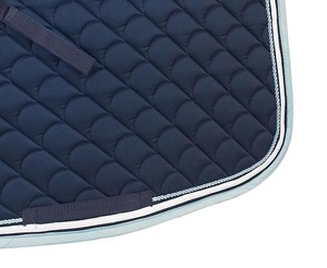 Almohadilla de sillín inglesa azul marino, cómoda y transpirable, de espuma suave acolchada, de algodón y poliéster para espectáculos y carreras - Product Image 3