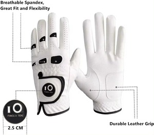 Fabrication de gants de golf Personnalisez les gants de golf durables en tissu microfibre pour hommes, fins et confortables, avec le meilleur taux de haute qualité - Product Image 3