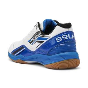 Chaussures de badminton professionnelles SOLM8 CS50 pour tous les terrains, blanches/bleues, chaussures de sport et d'entraînement avec doublure en mesh pour l'été - Product Image 3