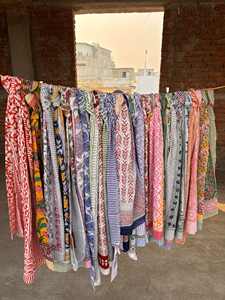 Pañuelo de Algodón con Estampado Indio, 110*180 CM, Pareo de Playa para Verano, Sarong, Envoltura de Playa, Sarong Hecho a Mano - Product Image 4