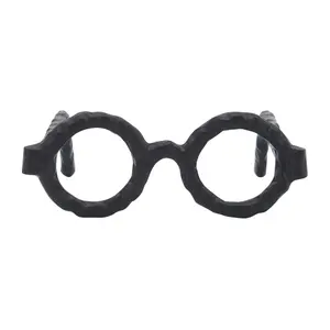 Sagebrook Home Decorative Glasses Sculpture Black <b>Metal</b> Artistic Eyeglasses Tabletop <b>Ornament</b> Unique Home Decor Accent Piece - Product Image 3