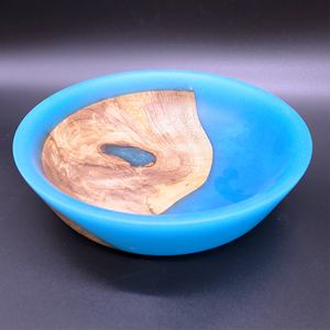 Cuenco de barco AZUL Resina hecha a mano grande Cuenco de resina hecho a mano más vendido Diseño de aspecto de mármol Directo DE LA India al mejor precio - Product Image 3