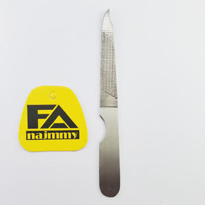 Lime à ongles haute qualité personnalisée professionnelle personnalisée vente en gros double face en acier inoxydable - Product Image 2