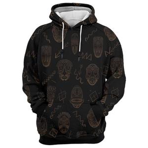 Sweat-shirts en molleton de coton personnalisés OEM, imprimés sur toute la surface, brodés, doublés, avec impression par transfert thermique, à la mode - Product Image 2
