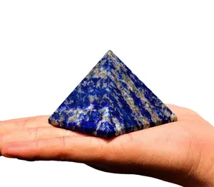 Groothandel Natuurlijke Edelsteen Lapis Lazuli Helende Piramide Grote Kristal Genezing & Decoratieve Kristallen Geschenken Lapis Piramide Orgone