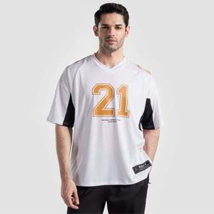 Champions Choice Breathable Jersey Set (White) <b>Polyester</b> Short Sleeves XL Sublimation Printed <b>Shirts</b> Tops Plain Number Shorts - Product Image 3