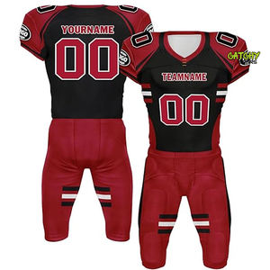 Uniformes de football américain pour hommes personnalisés de qualité supérieure paquet de vêtements d'entraînement pour la compétition et l'entraînement - Product Image 1