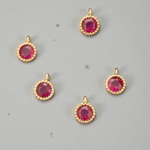 Colgante de Plata de Ley 925 con Cuarzo Alejandrita Redonda - Joyería Artesanal con Piedras Preciosas Pequeñas al por Mayor - Product Image 1