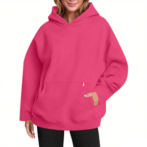 Sudaderas con Capucha Unisex 100% Algodón Estilo Urbano Moda Personalizada Impresión DTG Bordado Sudaderas con Capucha y Sudaderas para Mujer - Product Image 3