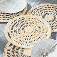 <strong>Best</strong> <strong>Selling</strong> Design Handwoven <strong>Rattan</strong> Wicker <strong>Charger</strong> <strong>Plates</strong> and <strong>Rattan</strong> Handmade Tableware Accessories