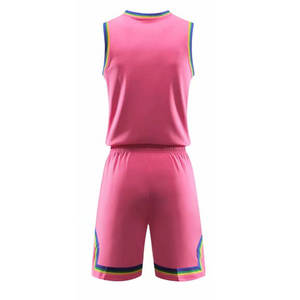 Ensembles de maillots de basket-ball portables double face Fabrication d'uniformes de basket-ball de styles différents au Pakistan - Product Image 3