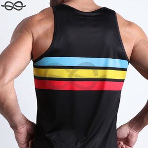 Hombres Cool Dry Athletic Workout Camisetas sin mangas Casual Culturismo Fitness Training Tee Gym Muscle Tank Tops - Product Image 6