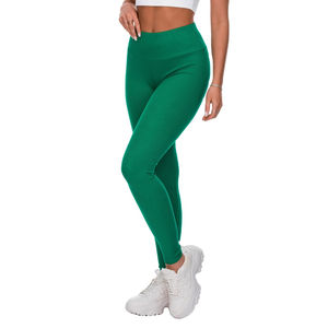 Leggings taille haute pour femmes contrôle du ventre et collants en spandex respirants anti-squat à motif uni coloré - Product Image 2