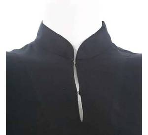 Abaya boutonnée à col montant de qualité supérieure en coton biologique ou en tissu de bambou écologique résistant aux UV pour une tenue décontractée - Product Image 1